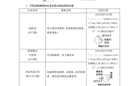 [12533100]高中生物一轮复习学案：第25讲　体液调节及与神经调节的关系_新高考复习资料_2023年新高考复习资料_一轮复习_精讲精练2023届新高考生物一轮复习学案