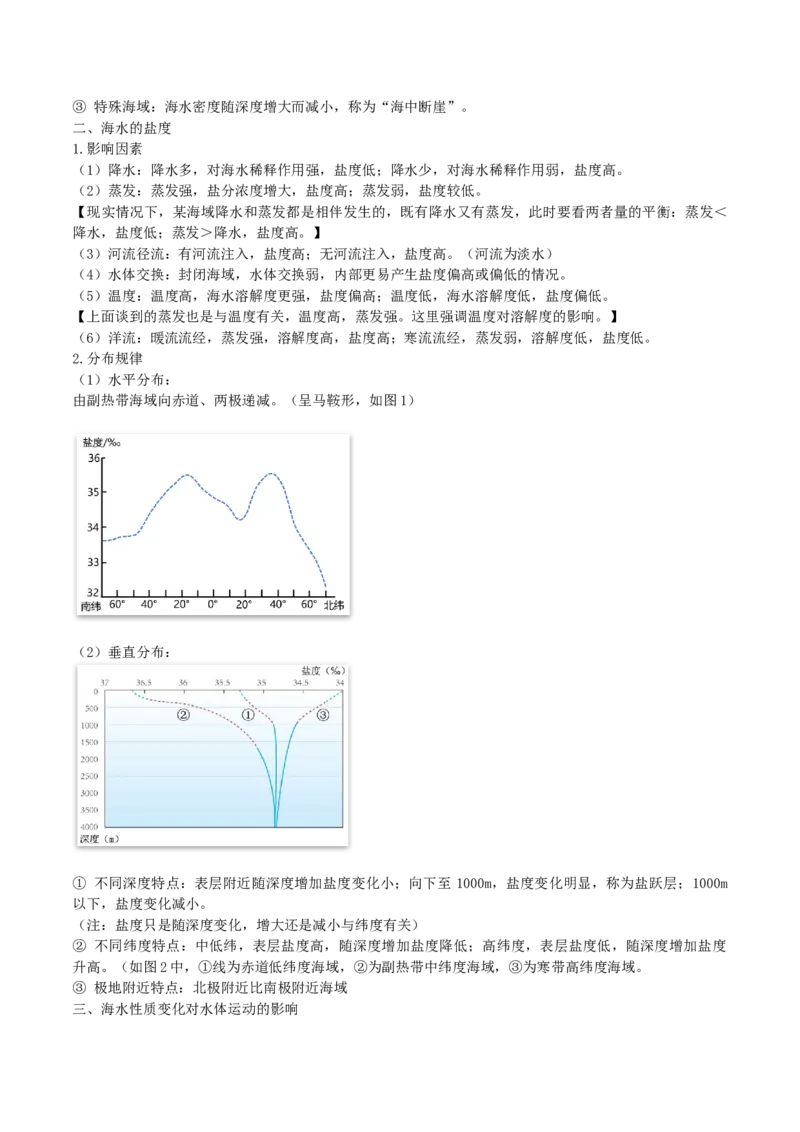 重难点06海洋与蓝色发展（原卷版）_2025年新高考资料_二轮复习_2025年高三地理高考二轮复习专项提升（新高考通用）3405802_重点&middot;难点&middot;热点专练（分地区）