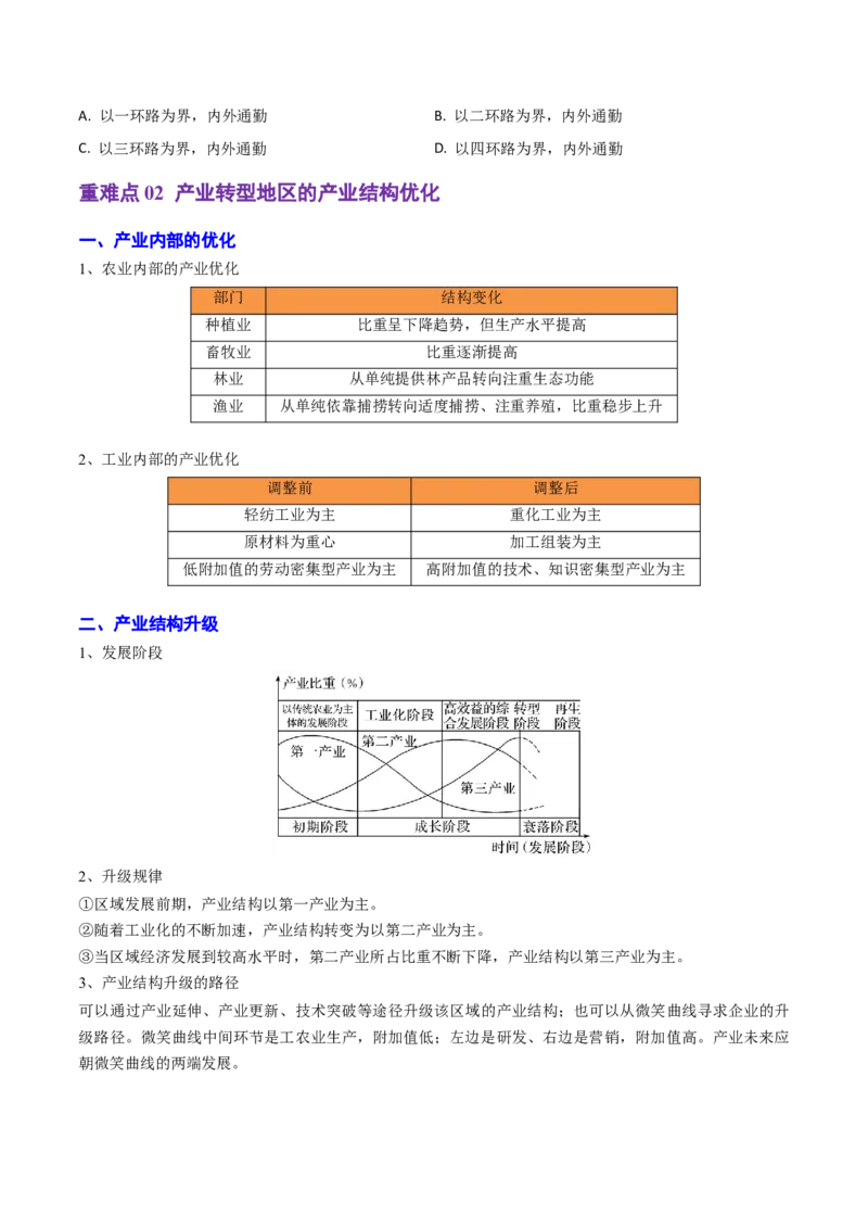 重难点12区域可持续发展（浙江专用）（原卷版）_2025年新高考资料_二轮复习_2025年高三地理高考二轮复习专项提升（新高考通用）3405802_重点&middot;难点&middot;热点专练（分地区）_浙江专用