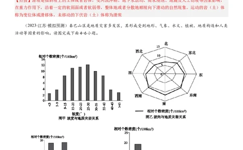 2024届新高考一轮复习专题七自然灾害及其防治第二十讲主要自然灾害（解析版）_通用版（老高考）复习资料_2024年复习资料_完备战2024年高考地理一轮复习考点帮（全国通用）