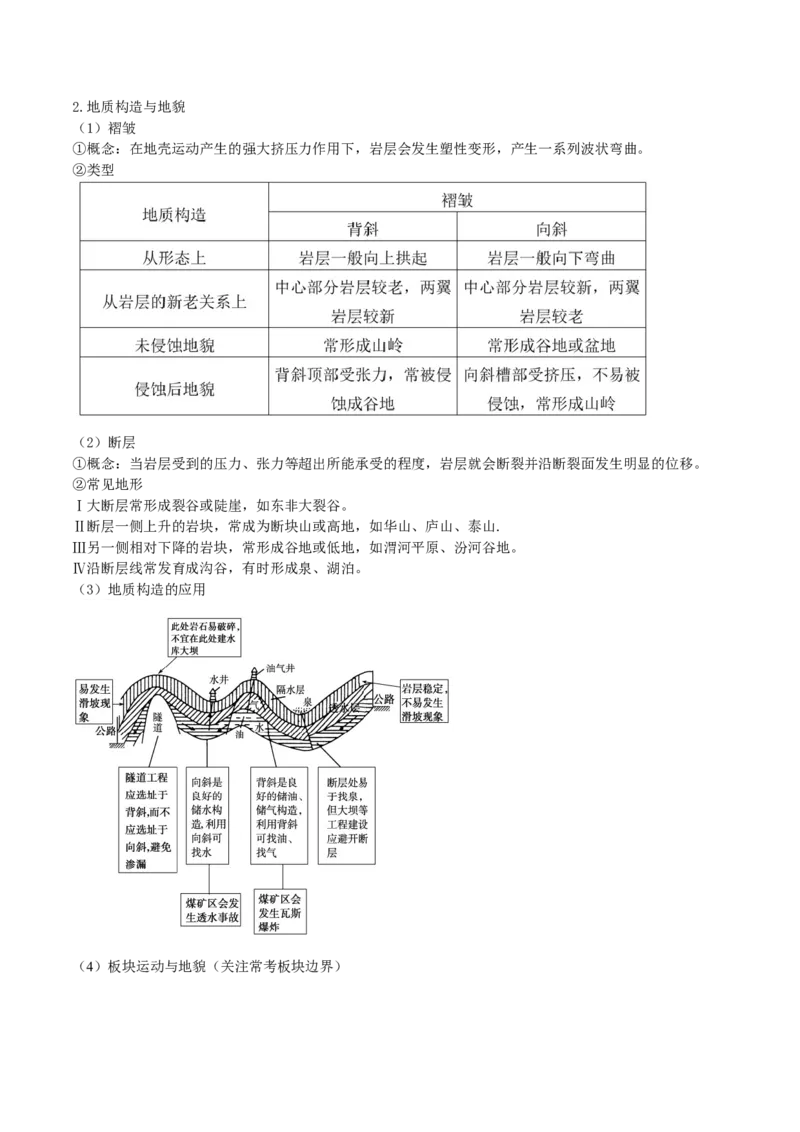 重难点07地表形态变化（原卷版）_2025年新高考资料_二轮复习_2025年高三地理高考二轮复习专项提升（新高考通用）3405802_重点&middot;难点&middot;热点专练（分地区）