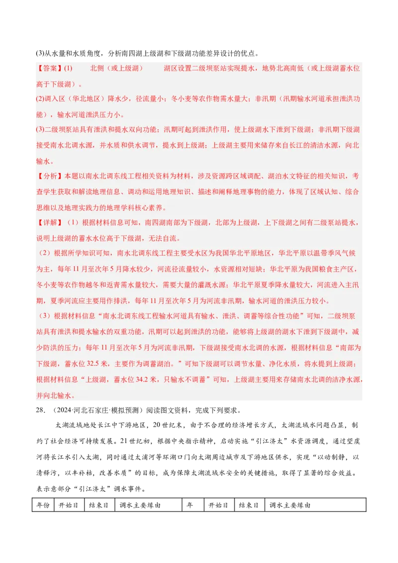 消灭易错人文地理非选择题35题专练（解析版）_2025年新高考资料_二轮复习_2025年高三地理高考二轮复习专项提升（新高考通用）3405802_易错专练