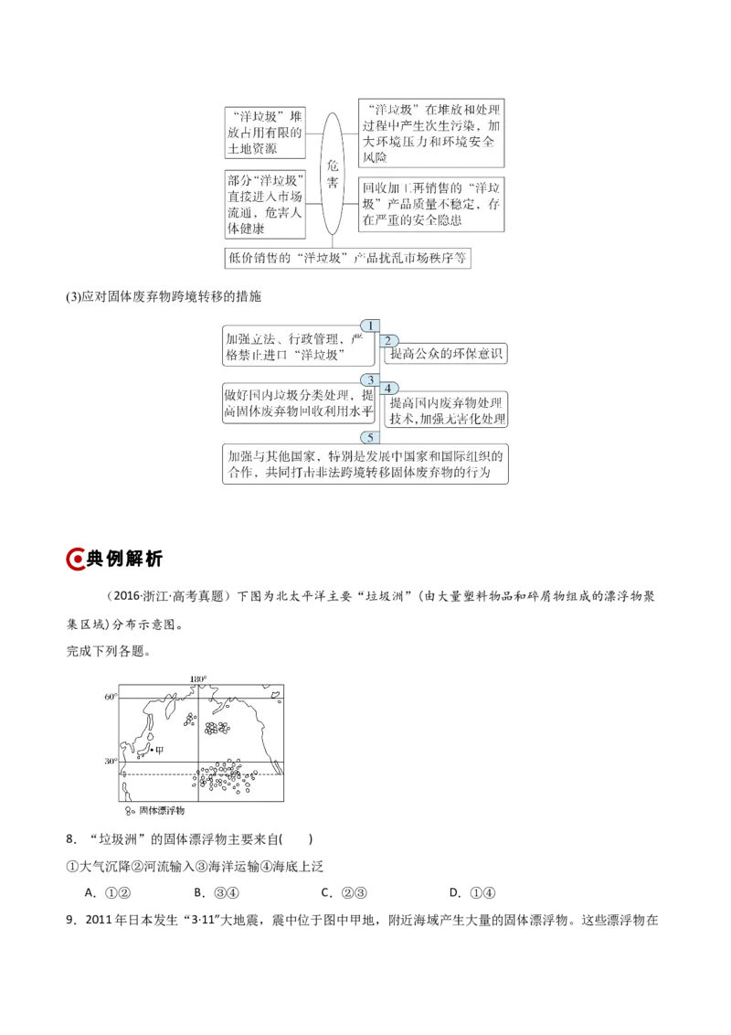 重难点15生态环境保护与国家安全（浙江专用）（原卷版）_2025年新高考资料_二轮复习_01高考语文等多个文件_2025年高三地理高考二轮复习专项提升_重点&middot;难点&middot;热点专练（分地区）