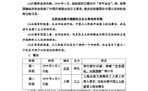 第14课五四运动与中国的诞生教案_07高考历史_新高考复习资料_2022年新高考复习资料_2022届一轮复习讲练结合7.11更新_系列2_第七单元　中国成立与新民主主义革命兴起