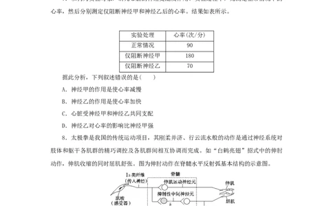 2023版新教材高考生物微专题小练习专练65神经调节的结构基础202208091234_通用版（老高考）复习资料_2023年复习资料_一轮复习_2023届高考生物一轮微专题100练