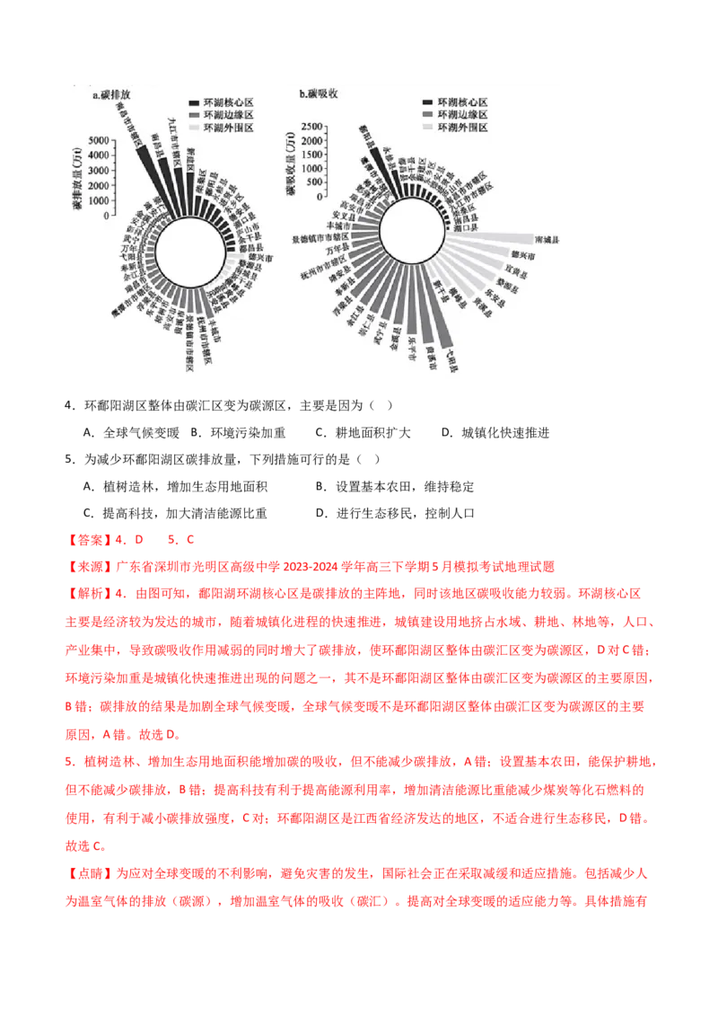 重难点15资源、环境与国家安全（解析版）_2025年新高考资料_二轮复习_01高考语文等多个文件_2025年高三地理高考二轮复习专项提升_重点&middot;难点&middot;热点专练（分地区）