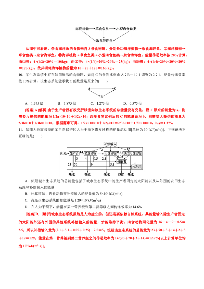 GKSW150_第26讲生态系统-备战2022年高考生物一轮复习精品讲义（人教版）(解析版)_新高考复习资料_2022年新高考复习资料_备战2022新高考生物一轮复习精品讲义（人教版）