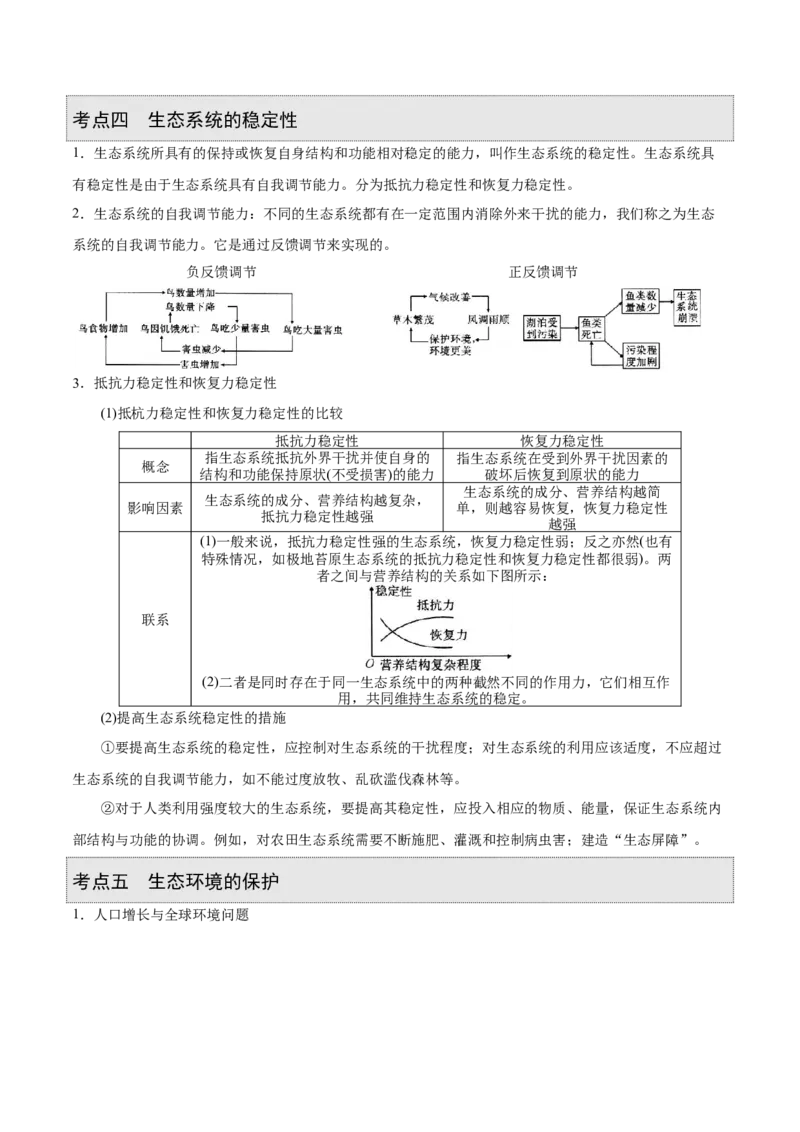 GKSW150_第26讲生态系统-备战2022年高考生物一轮复习精品讲义（人教版）(解析版)_新高考复习资料_2022年新高考复习资料_备战2022新高考生物一轮复习精品讲义（人教版）