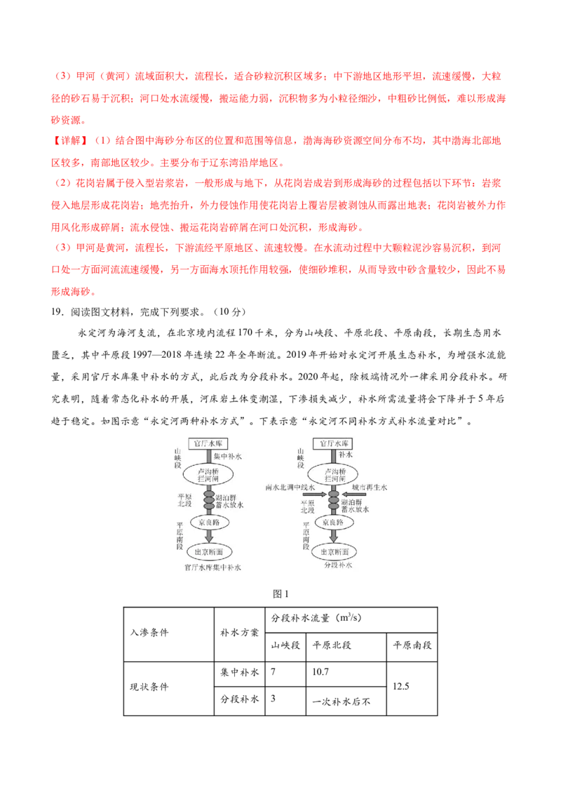 考前信息必刷卷01（陕晋青宁专用）（解析版）_2025年新高考资料_2025考前信息卷_2025年高考地理考前信息必刷卷（陕晋青宁专用）3436008