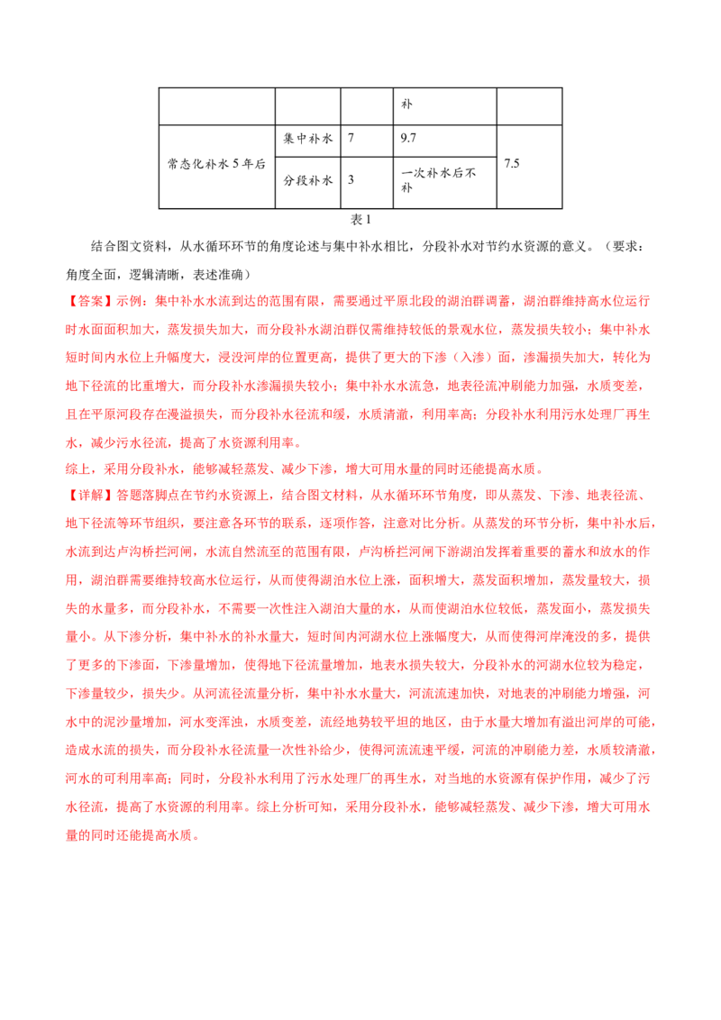 考前信息必刷卷01（陕晋青宁专用）（解析版）_2025年新高考资料_2025考前信息卷_2025年高考地理考前信息必刷卷（陕晋青宁专用）3436008