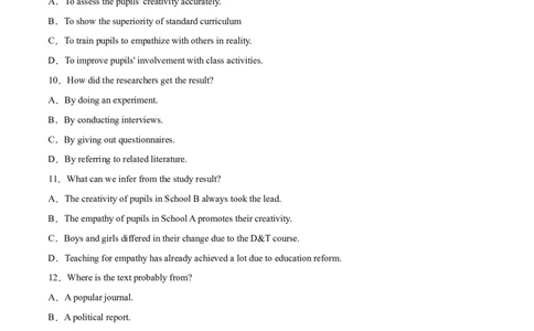 第12讲阅读理解推理判断题（练）-2023年高考英语一轮复习讲练测（全国通用）（原卷版）_03高考英语_通用版（老高考）复习资料_2023年复习资料_一轮复习