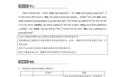 第2部分语法专项突破专题4第2讲　名词性从句_03高考英语_新高考复习资料_2022年新高考资料_2022年新高考英语一轮复习_2022年一轮复习新高考新教材