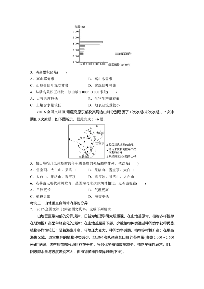 21必修①第6章自然地理环境的整体性与差异性第14讲自然地理环境的整体性与差异性_通用版（老高考）复习资料_2023年复习资料_地理高三一轮复习系列