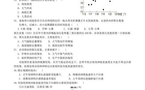 第7讲：大气的受热过程（答案在最后一行，无解析）_通用版（老高考）复习资料_2024年复习资料_2024届高考地理一轮复习配套练习小题狂练（答案在最后一行，无解析）