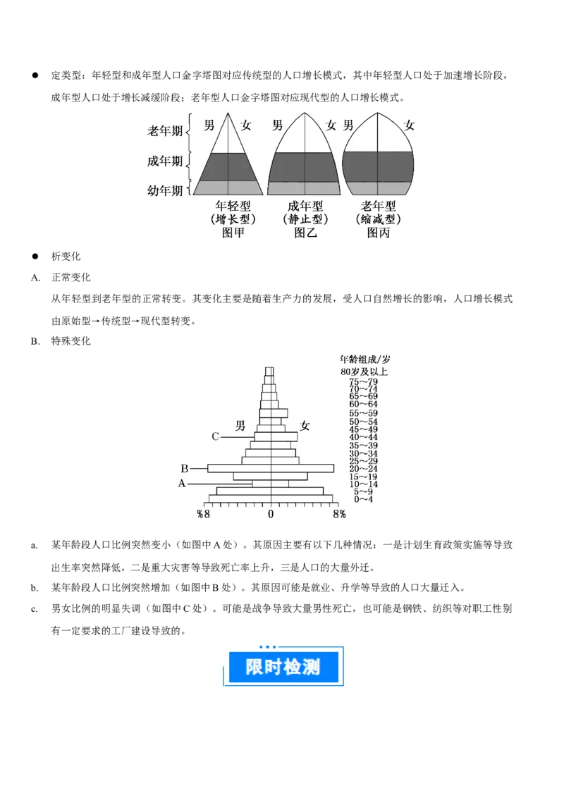 重难点09人口可持续发展（原卷版）_2025年新高考资料_二轮复习_2025年高三地理高考二轮复习专项提升（新高考通用）3405802_重点&middot;难点&middot;热点专练（分地区）_江苏专用