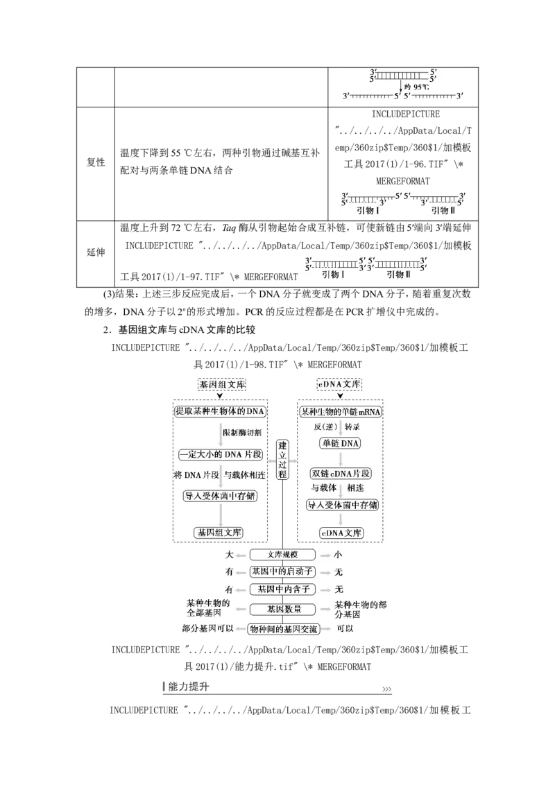[12533118]高中生物一轮复习学案：第35讲　基因工程_新高考复习资料_2023年新高考复习资料_一轮复习_精讲精练2023届新高考生物一轮复习学案