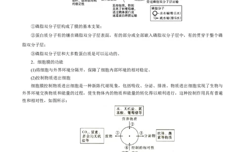 GKSW150_第4讲细胞膜及细胞核-备战2022年高考生物一轮复习精品讲义（人教版）(解析版)_新高考复习资料_2022年新高考复习资料_备战2022新高考生物一轮复习精品讲义（人教版）