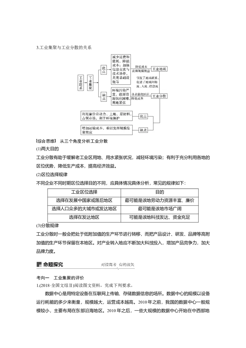 37必修②第4章工业地域的形成与发展第23讲工业地域的形成和工业区_通用版（老高考）复习资料_2023年复习资料_地理高三一轮复习系列