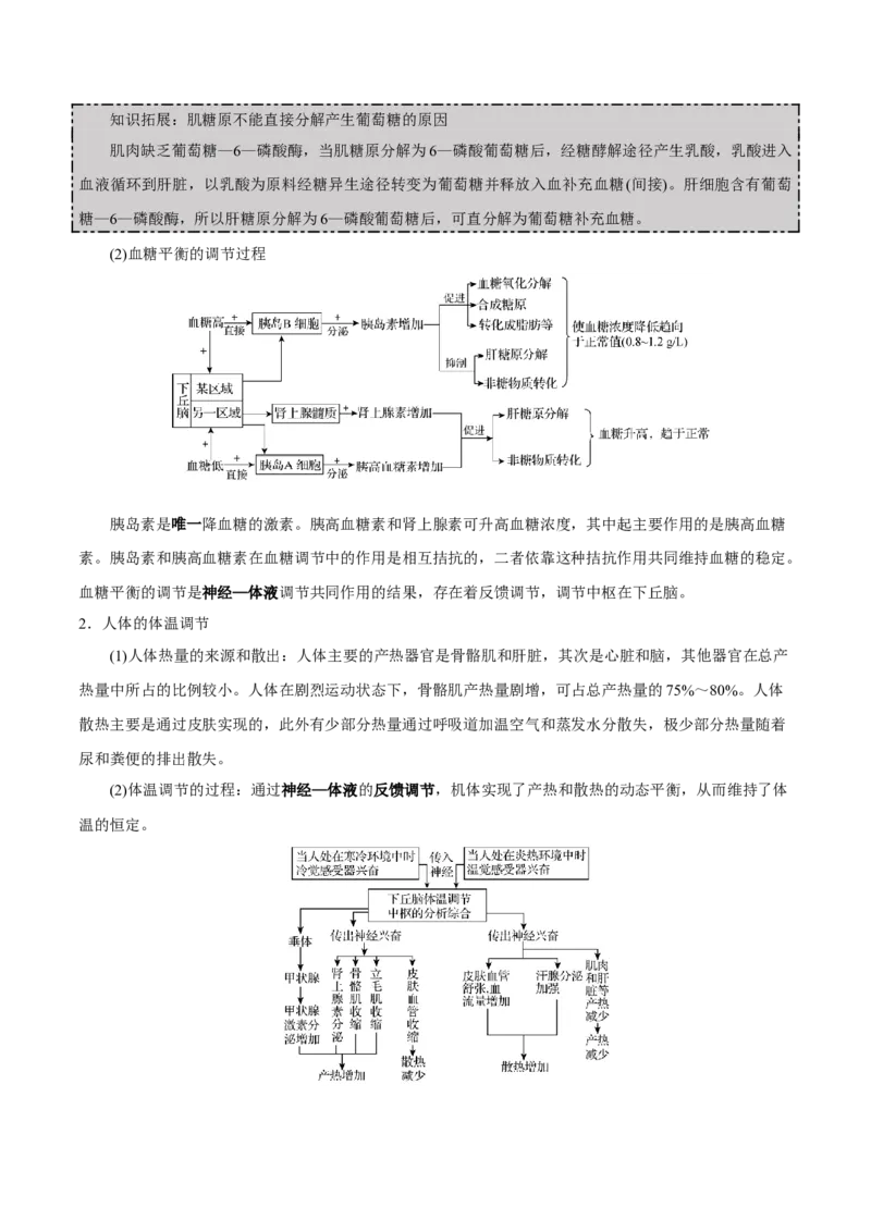 GKSW150_第22讲体液调节-备战2022年高考生物一轮复习精品讲义（人教版）(原卷版)_新高考复习资料_2022年新高考复习资料_备战2022新高考生物一轮复习精品讲义（人教版）