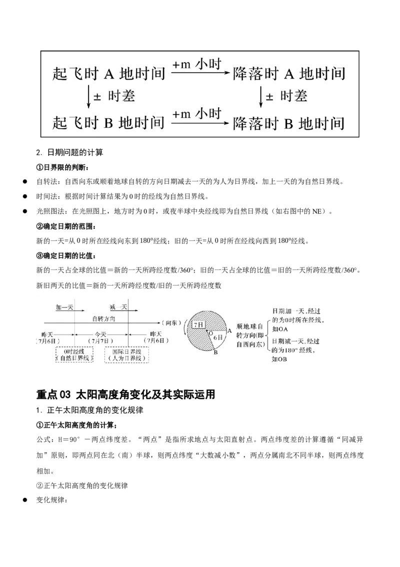 重难点03地球运动规律（解析版）_2025年新高考资料_二轮复习_01高考语文等多个文件_2025年高三地理高考二轮复习专项提升_重点&middot;难点&middot;热点专练（分地区）_江苏专用
