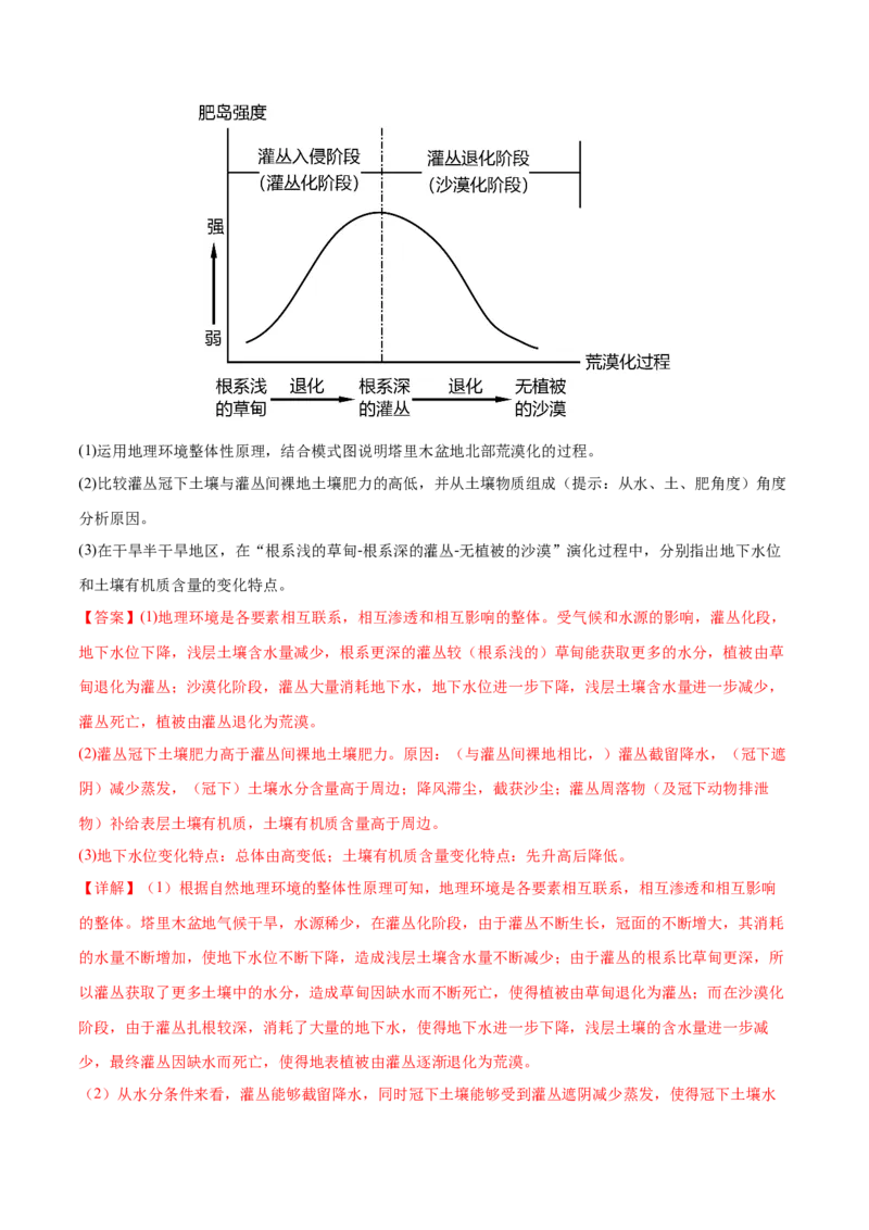 微专题热力环流中的热岛、冷岛、干岛、湿岛效应等（解析版）_2025年新高考资料_二轮复习_01高考语文等多个文件_2025年高三地理高考二轮复习专项提升_微专题集成讲练