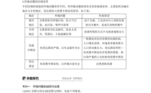 42必修②第6章人类与地理环境的协调发展第25讲人类与地理环境的协调发展_通用版（老高考）复习资料_2023年复习资料_地理高三一轮复习系列
