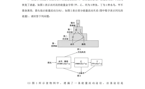 2023版新教材高考生物微专题小练习专练93生态系统的能量流动分析和计算202208091265_通用版（老高考）复习资料_2023年复习资料_一轮复习_2023届高考生物一轮微专题100练