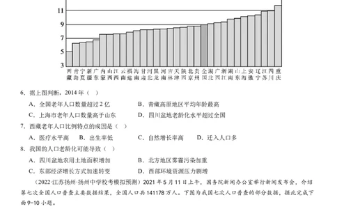 2024届高考一轮复习专题八人口第二十二讲人口分布与人口容量（试卷版）_通用版（老高考）复习资料_2024年复习资料_完备战2024年高考地理一轮复习考点帮（全国通用）_专题训练