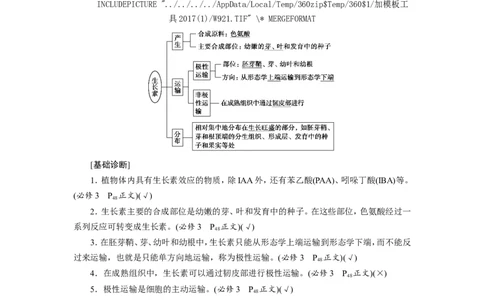 [12533103]高中生物一轮复习学案：第27讲　植物的激素调节_新高考复习资料_2023年新高考复习资料_一轮复习_精讲精练2023届新高考生物一轮复习学案