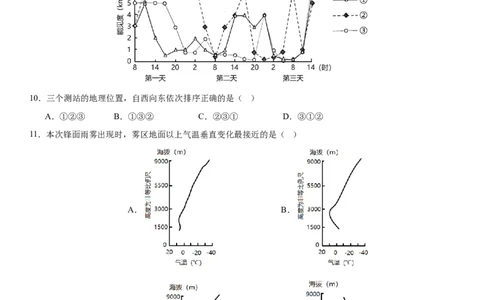第09讲常见的天气系统和天气（原卷版）_2025年新高考资料_一轮复习_备战2025年高考地理一轮复习考点帮（新高考通用）（完结）