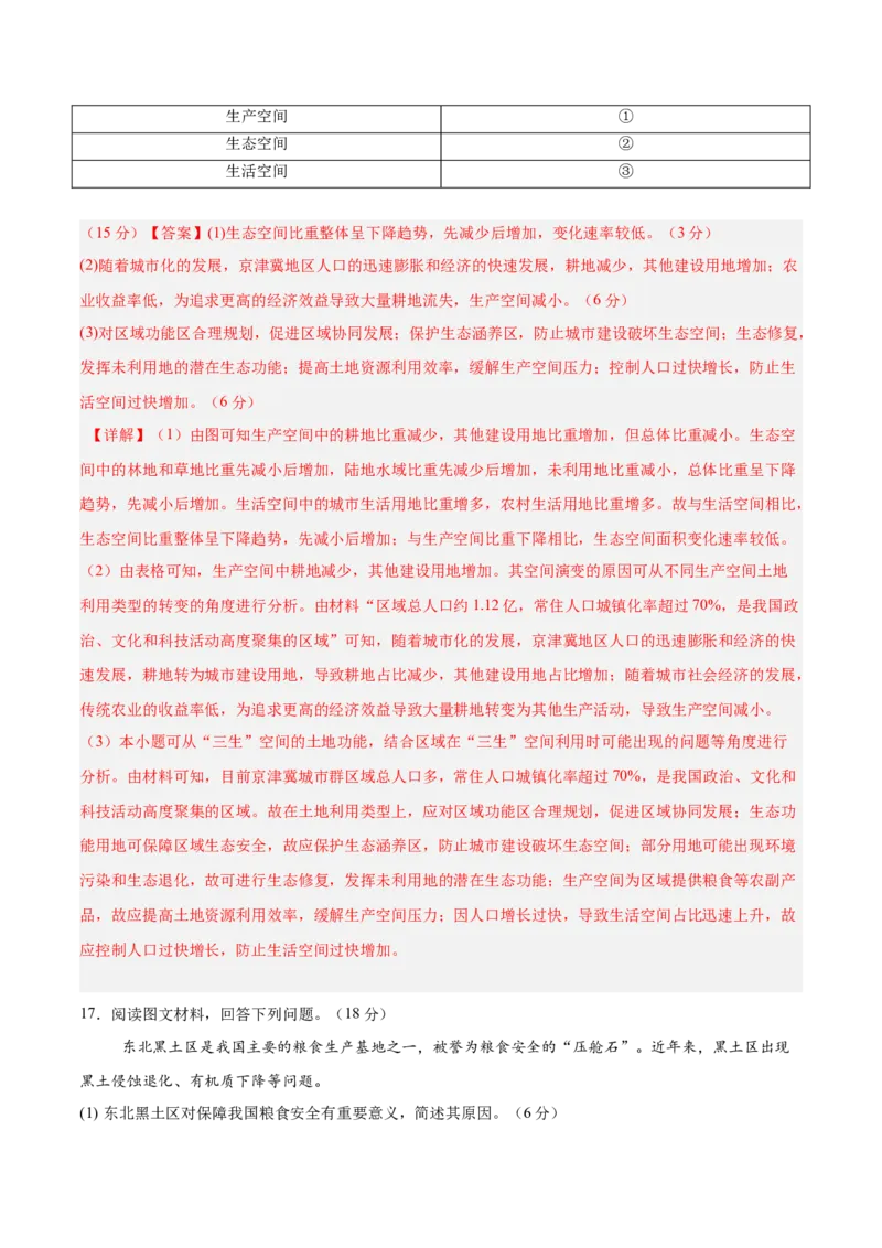 地理（天津卷）（全解全析）_2025年新高考资料_二轮复习_2025年高三地理高考二轮复习专项提升（新高考通用）3405802_模拟试卷