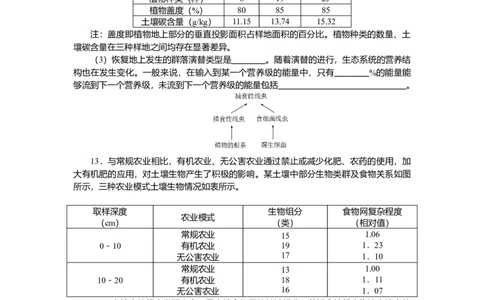 2025届高中生物学一轮复习检测案35　生态系统的结构与能量流动（含解析）_2025年新高考资料_一轮复习_2025届高中生物学一轮复习分层复习检测(含解析)