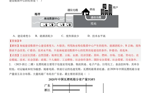 2024届新高考一轮复习专题十产业活动第二十七讲工业区位因素及其布局（解析版）_通用版（老高考）复习资料_2024年复习资料_完备战2024年高考地理一轮复习考点帮（全国通用）