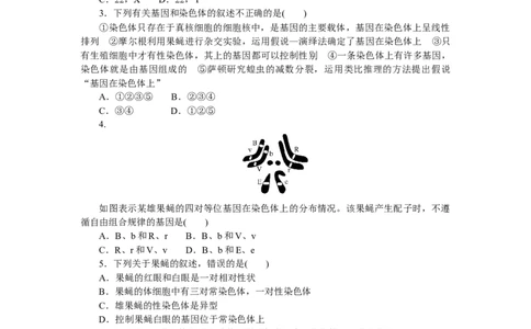 专练38　基因在染色体上_通用版（老高考）复习资料_2023年复习资料_专项复习_2023《微专题&middot;小练习》&middot;生物