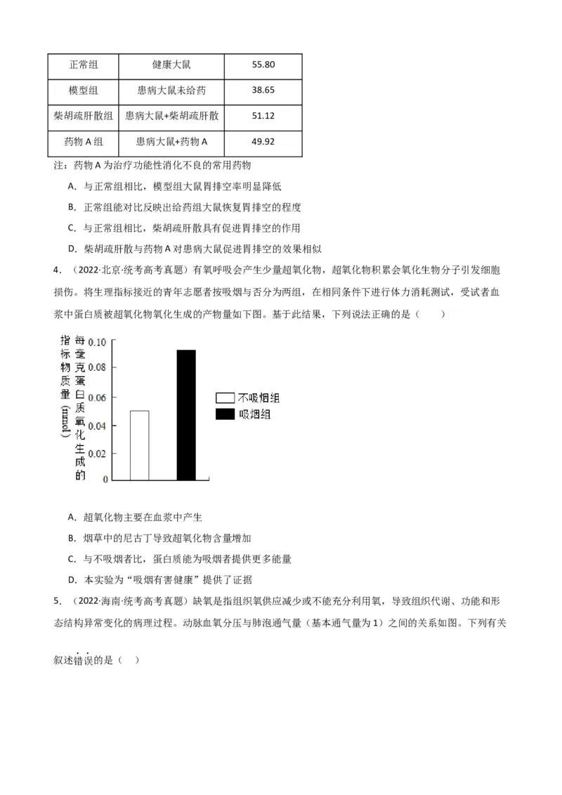 第25讲内环境与稳态（讲义）（学生版）_2024年新高考资料_1.2024一轮复习_2024年高考生物一轮复习讲练测（新教材新高考）