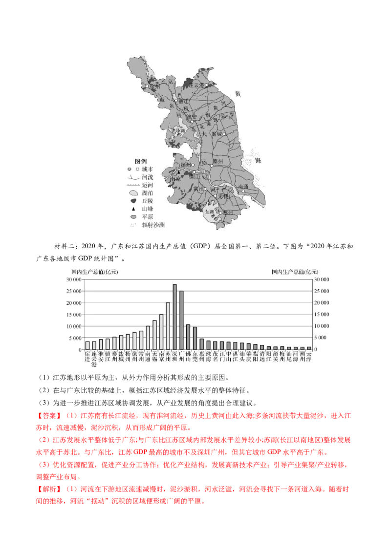 专题27区域产业结构的调整和区域环境问题的解决措施描述方法与技巧（解析版）_2025年新高考资料_二轮复习_01高考语文等多个文件_2025年高三地理高考二轮复习专项提升_题型专练