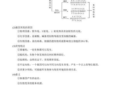 GKSW150_第18讲生物的变异、育种-备战2022年高考生物一轮复习精品讲义（人教版）(解析版)_新高考复习资料_2022年新高考复习资料_备战2022新高考生物一轮复习精品讲义（人教版）