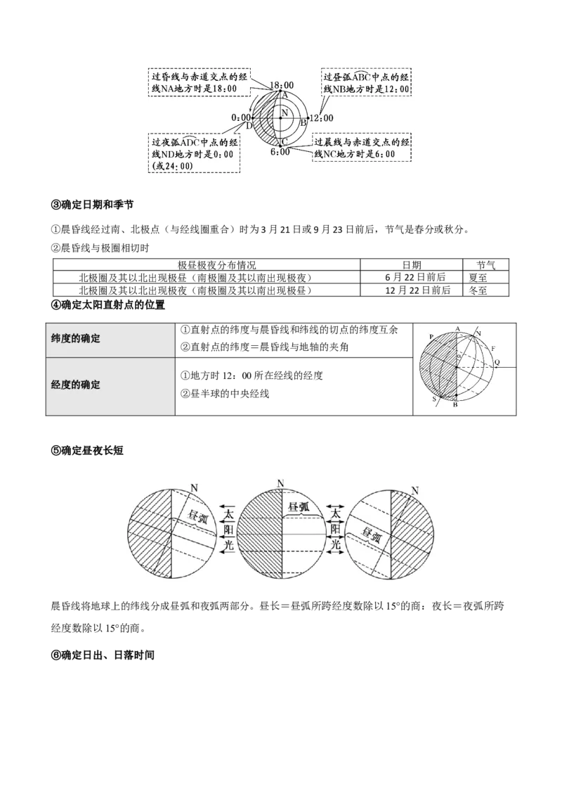 重难点01地球的运动（原卷版）_2025年新高考资料_二轮复习_2025年高三地理高考二轮复习专项提升（新高考通用）3405802_重点&middot;难点&middot;热点专练（分地区）_北京专用