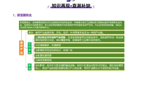 微专题新型服务业（讲义）（原卷版）_2025年新高考资料_二轮复习_01高考语文等多个文件_2025年高三地理高考二轮复习专项提升_二轮讲义