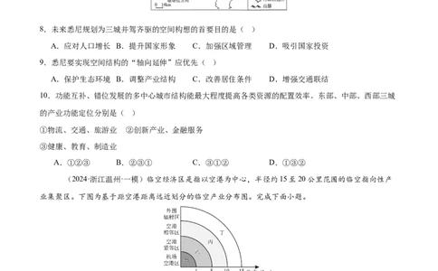 消灭易错人文地理选择题50题专练（原卷版）_2025年新高考资料_二轮复习_2025年高三地理高考二轮复习专项提升（新高考通用）3405802_易错专练
