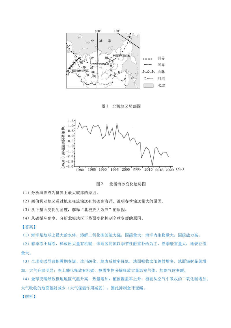 重难点专题16环境问题防治与国家安全（解析版）_2025年新高考资料_二轮复习_01高考语文等多个文件_2025年高三地理高考二轮复习专项提升_重点&middot;难点&middot;热点专练（分地区）_上海专用
