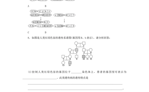 2023版新教材高考生物微专题小练习专练57人类遗传病图像分析与概率计算202208091225_通用版（老高考）复习资料_2023年复习资料_一轮复习_2023届高考生物一轮微专题100练