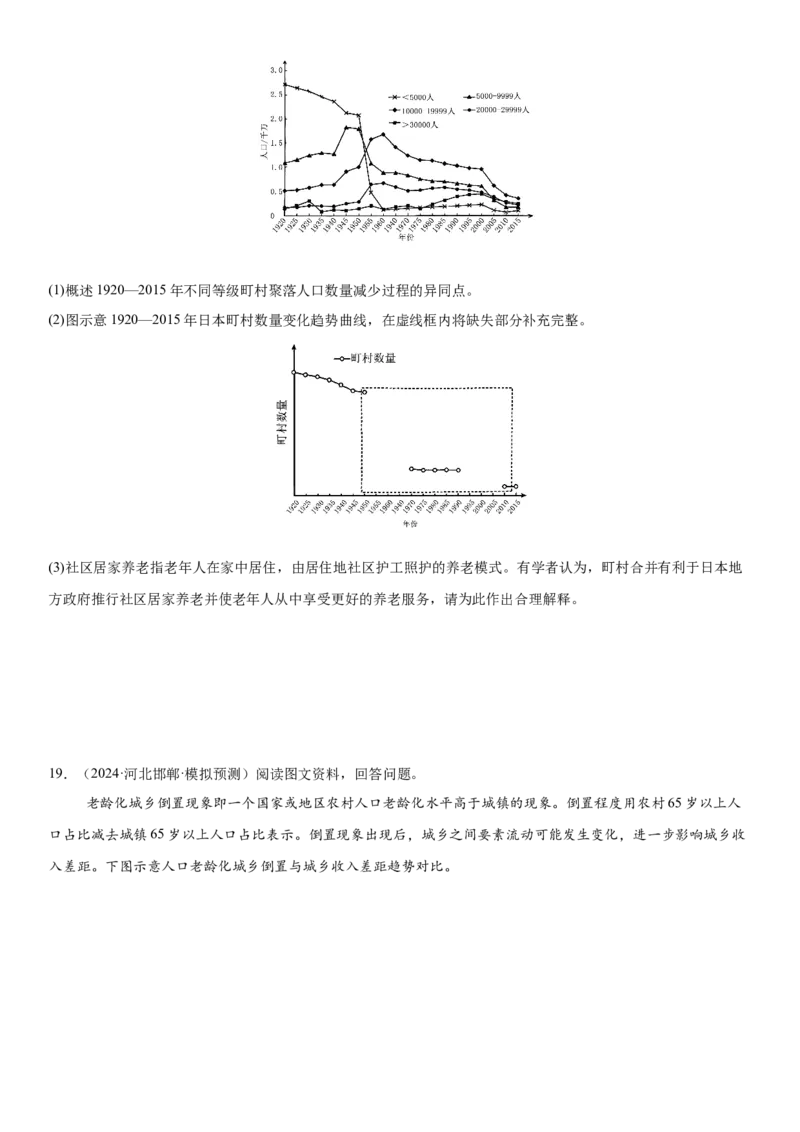 第20讲人口分布与人口增长（原卷版）_2025年新高考资料_一轮复习_备战2025年高考地理一轮复习考点帮（新高考通用）（完结）