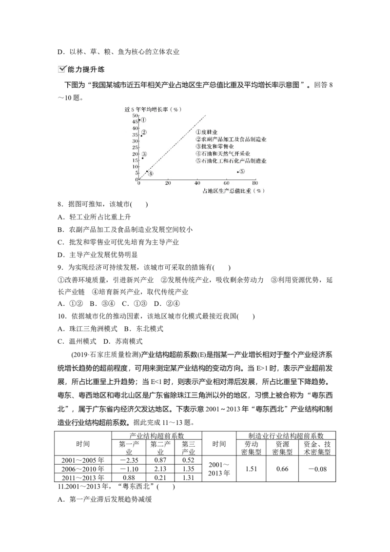 55必修③第4章区域经济发展第33讲区域工业化与城市化&mdash;&mdash;以我国珠江三角洲地区为例_通用版（老高考）复习资料_2023年复习资料_地理高三一轮复习系列