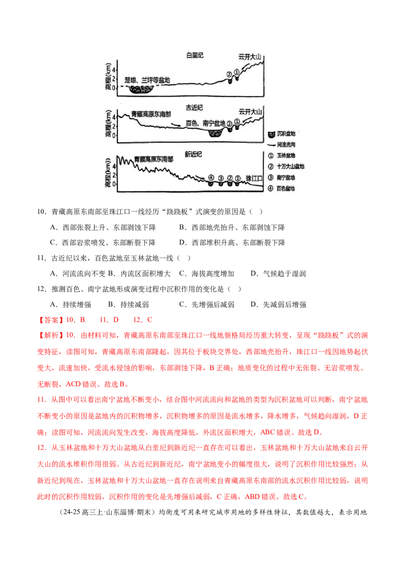 高考模拟卷（15+4）（解析版）_2025年新高考资料_二轮复习_01高考语文等多个文件_上好课2025年高考地理二轮复习讲练测（新高考通用）_高考模拟卷
