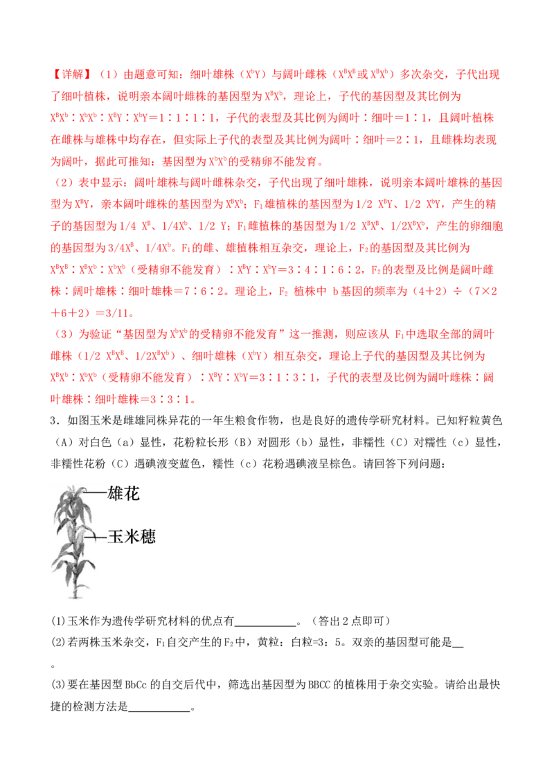 第19讲实验与探究（讲义）（解析版）_2024年新高考资料_2.2024二轮复习_2024年高考生物二轮复习讲练测（新教材新高考）