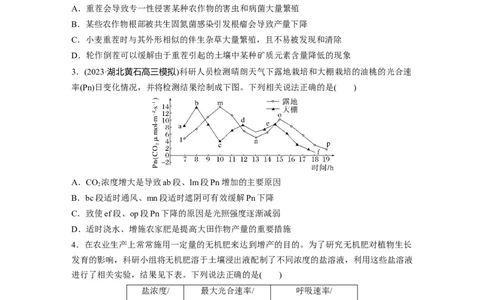 第3单元　微专题二　提高农作物产量_2024年新高考资料_1.2024一轮复习_2024年高考生物一轮复习讲义（新人教版）_学生版在此文件夹_大一轮复习讲义_第三单元　细胞的能量供应和利用