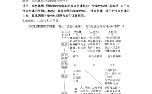 第20讲染色体变异_2024年新高考资料_1.2024一轮复习_2024年高考生物一轮复习讲义（新人教版）_另附1套Word版题库_必修2_第七单元生物的变异和进化