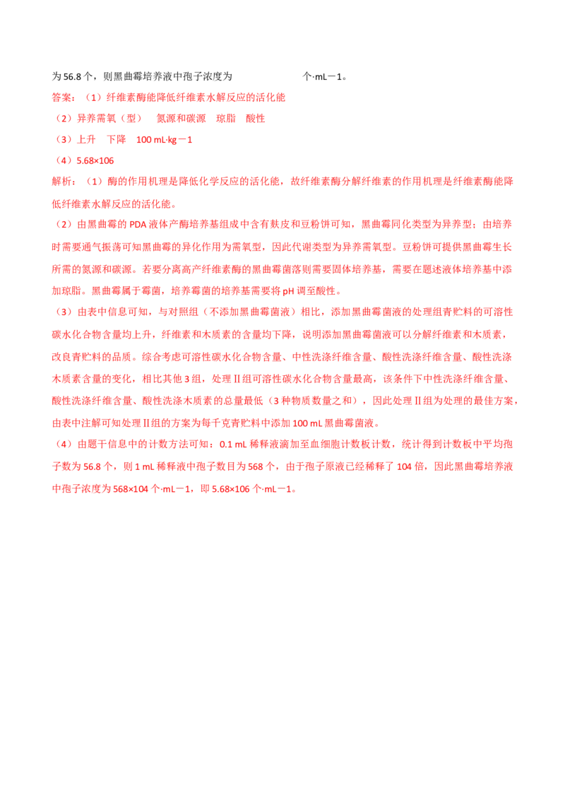 第16讲发酵工程（讲义）解析版_2024年新高考资料_2.2024二轮复习_2024年高考生物二轮复习讲练测（新教材新高考）