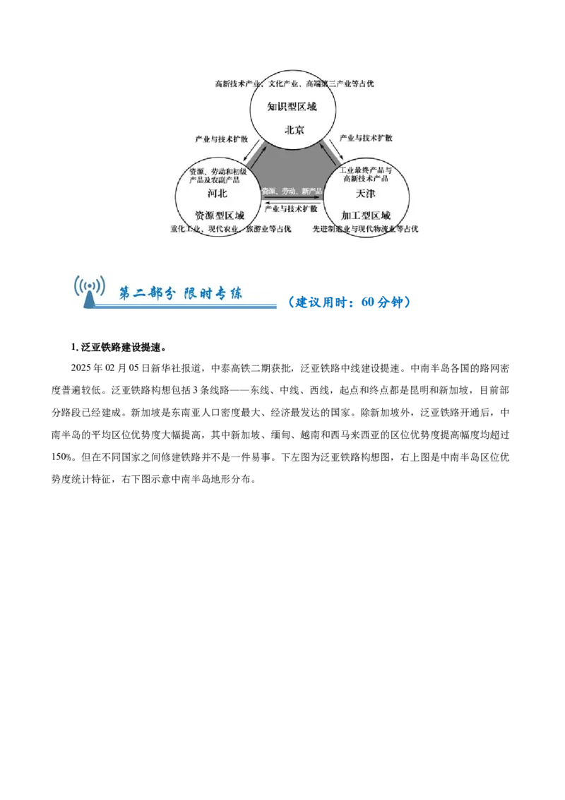 热点04中泰高铁、中哈卡沙甘油田&hellip;&hellip;区域合作共赢（解析版）(1)_2025年新高考资料_二轮复习_2025年高三地理高考二轮复习专项提升（新高考通用）3405802_上海专用